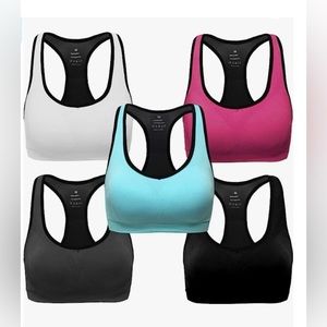 MIRITY Multi Pack Racerback Sports Bras XL High impact NWT